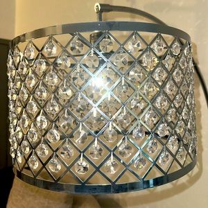 Crystal floor lamp